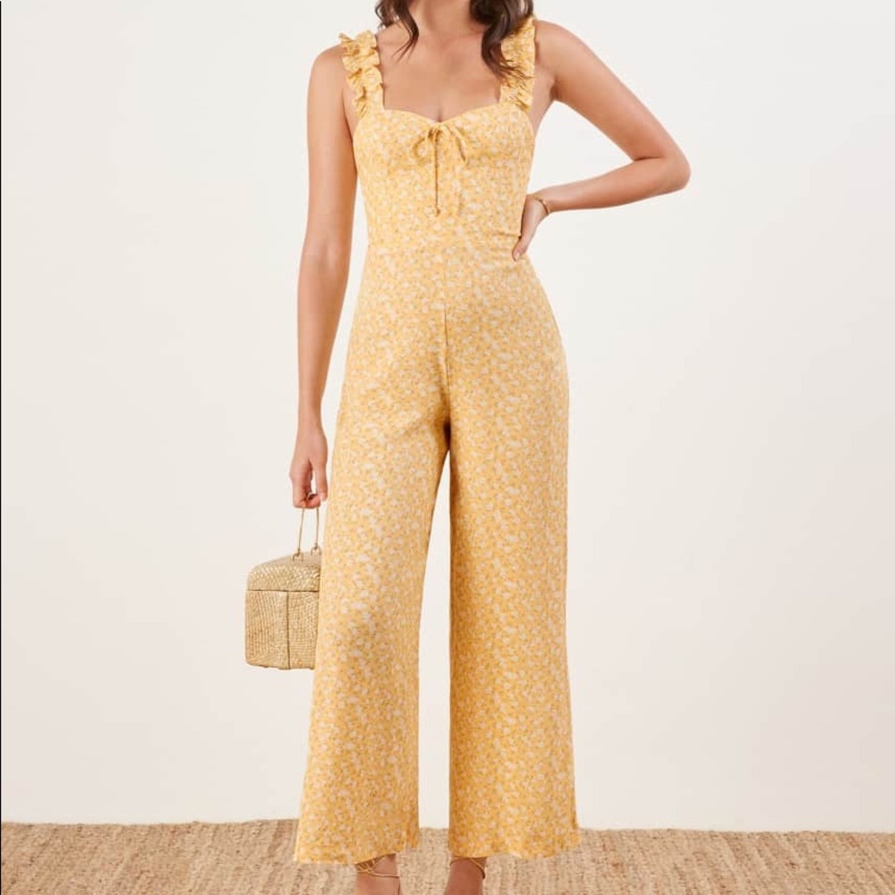Yellow Floral Romper